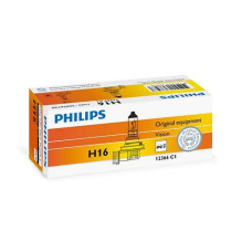 Лампа галогенна Philips H16, 1шт/картон 12366C1