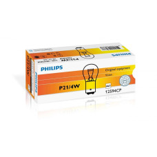 Лампа розжарювання Philips P21/4W, 10шт/картон 12594CP