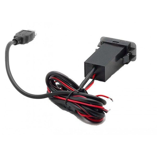 Разъем USB в штатную заглушку Carav 17-108 для SUZUKI (2 порта: аудио + ЗУ)