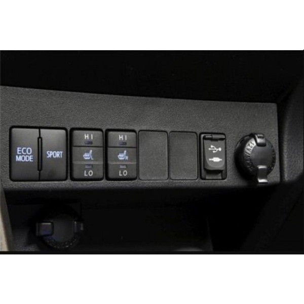 Роз'єм USB в штатну заглушку Carav 17-104 Toyota/Lexus / 2 порти: аудіо + зарядний пристрій