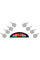 Парктроник GT P Rainbow 8 silver (P RB8 Silver)