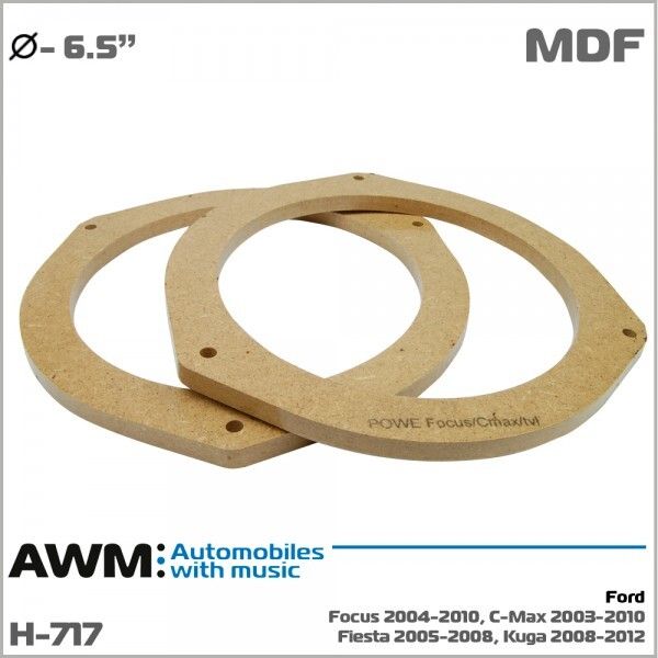 Проставки под динамики AWM H-717 165 мм / 6,5