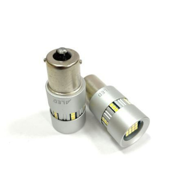 Лампа заднього ходу LED ALed Canbus 1156 (P21W) 14W White (2шт.)