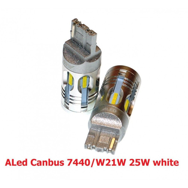 Лампа заднего хода LED ALed Canbus 7440 (W21W) 25W White (2шт.)