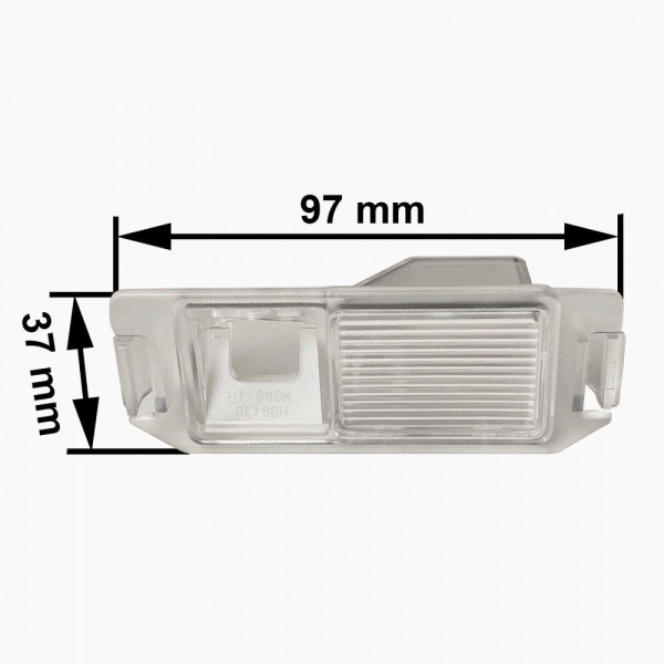 Крепление к камере заднего вида CA-9821 Kia, Hyundai i10 (BA) (13-19), i20 (PB) (08-14), i30 (FD) (07-11), Picanto III (16+), Soul (AM) (08-13)