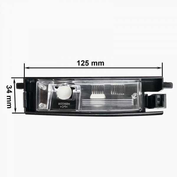 Крепление к камере заднего вида CA-9571 Toyota, Chery Tiggo 2 (16+), Tiggo 3 (14+), Tiggo 1 (05-14), RAV4 (CA30) (05-16), Auris (E180) (12-18)
