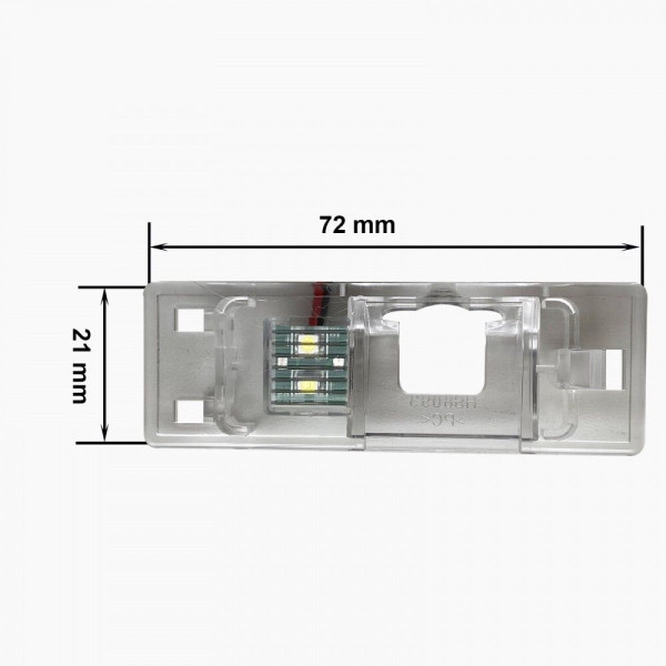Крепление к камере заднего вида CA-1338 Citroen, Peugeot 207 (06-15), 307 (01-11), 408 I (10-14), 508 I (10-18), 3008 I (09-16)