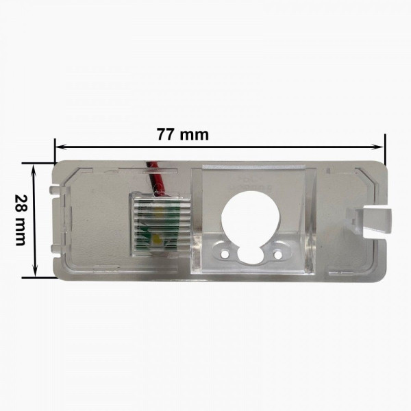 Крепление к камере заднего вида MY-12-7777 Renault Fluence (09-17), Duster I (10-18), Latitude (10-15), Symbol III (13+), Megane III (09-15), Scenic III (09-16)