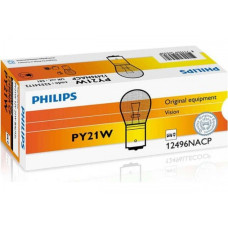 Лампа розжарювання PHILIPS 12496NACP PY21W 12V 21W BAU15s 10 шт