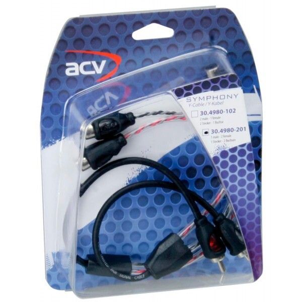Y-кабель межблочный ACV 30.4980-201 (1 папа - 2 мама) 