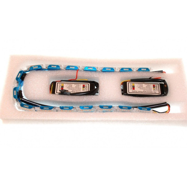 Светодиодная (LED) лента Running Crystall Желтый-Белый 16 сегментов v4
