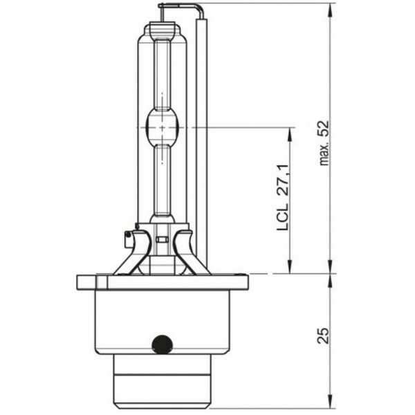 Лампа ксеноновая TUNGSRAM D2S 53760U B1 5500K WHITE XENSTATION 20% (1 шт)