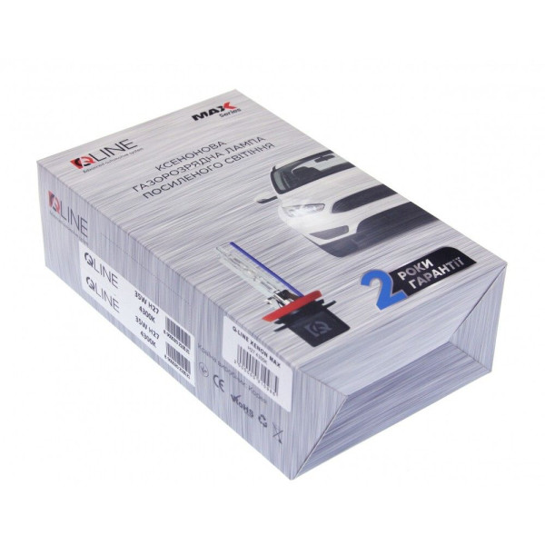 Ксенонова лампа Qline Xenon Max H27 4300K ​​(1 шт)