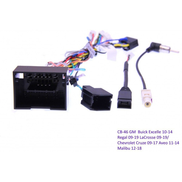 Комплект проводов для магнитол 16PIN CraftAudio GM CB-46 Buick, Chevrolet Cruze 2 (08-16), Regal 5 (09-17)