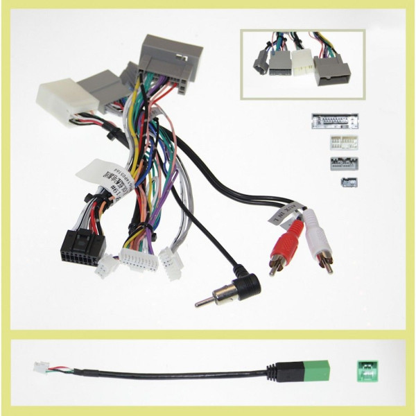 Комплект проводов для магнитол 16PIN CraftAudio CB-19 Honda Civic 12-16/ CRV 12-15