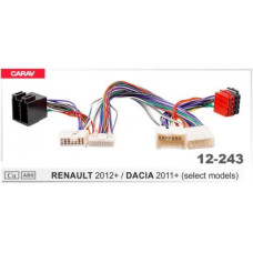 Переходник Авто-ISO Carav 12-243 FIAT, Opel, Dacia, Nissan, Renault, Mercedes