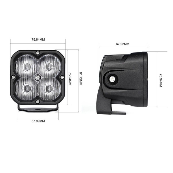 Светодиодная фара ближнего света Aled 3012 20W 6000K 5G3510