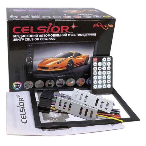 Мультимедіа 2-DIN Celsior CSW-7222 (без приводу)