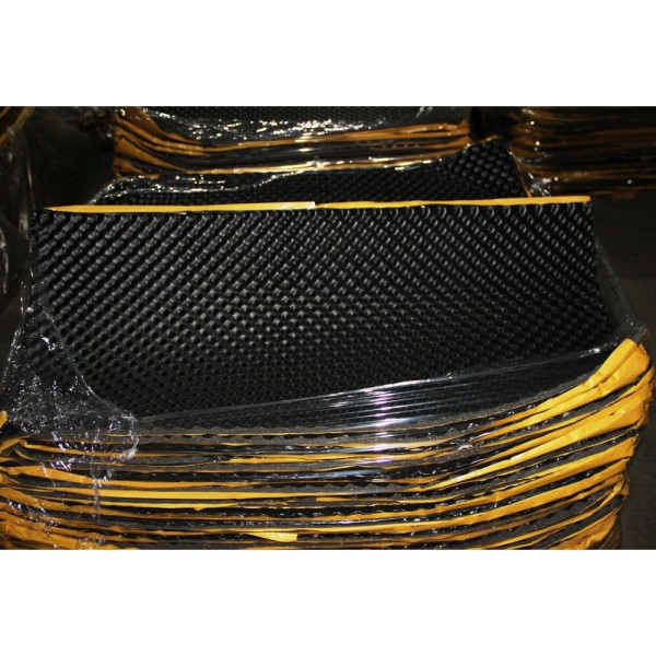 Шумоізоляційний матеріал Audio-System SW Foam Wave 15 Black PU (1,0х0,5)
