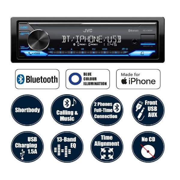 Медиа-ресивер JVC KD-X382BT