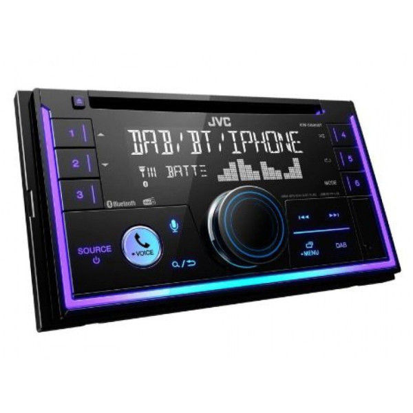 Медіа-ресивер 2-DIN JVC KW-DB95BT