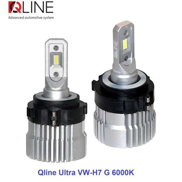 Лампи світлодіодні Qline Ultra VW-H7 G 6000K (2шт)