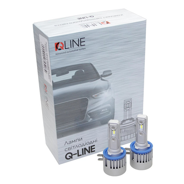 Лампи світлодіодні Qline Alpha H11B 6000K (2шт)