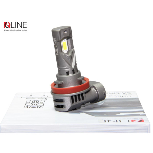 Світлодіодні лампи Qline SA (Small Active) H11 6000K (2шт)