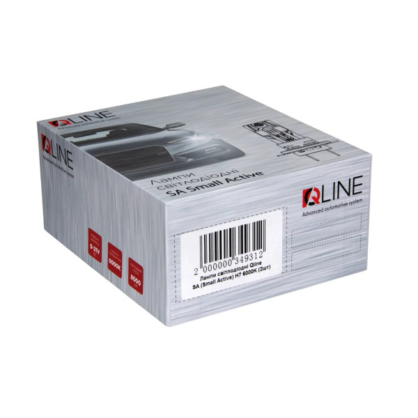 Лампы светодиодные Qline SA (Small Active) H7 6000K (2шт.)
