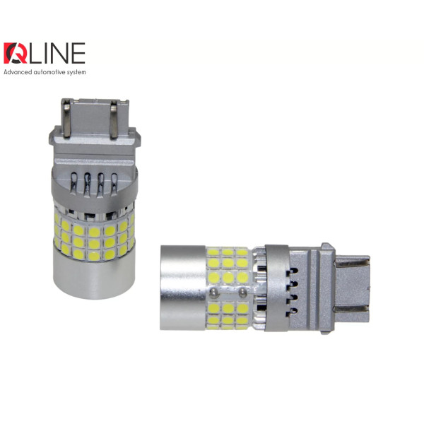 Габариты LED Qline 3157 (P27/7W) White CANBUS (2шт)