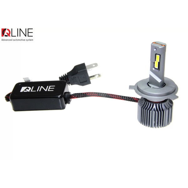 Лампи світлодіодні QLine Ultra +200% H4 55W 6000K (2шт.) 12V