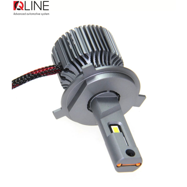 Лампи світлодіодні QLine Ultra +200% H4 55W 6000K (2шт.) 12V