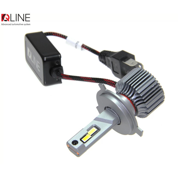 Лампи світлодіодні QLine Ultra +200% H4 55W 6000K (2шт.) 12V
