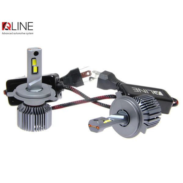 Лампи світлодіодні QLine Ultra +200% H4 55W 6000K (2шт.) 12V