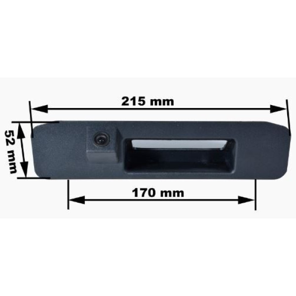 Камера заднього виду Prime-X TR-13W AHD/CVBS Mercedes GL (X166) (12+), A (W176) (12-18), ML (W166) (11-18), CLA (C117) (13-19), GLA (X156) (14-19)
