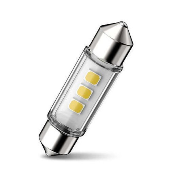 Габарит LED Philips White Ultinon Pro6000 12V C5W 38mm 4000K (1шт.) 11854WU60X1