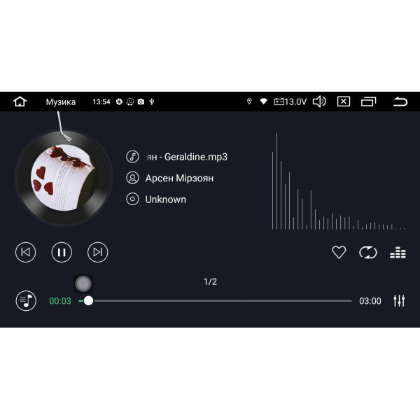Мультимедийный центр Qline CAMR-10232 Android 12 2/32 10''