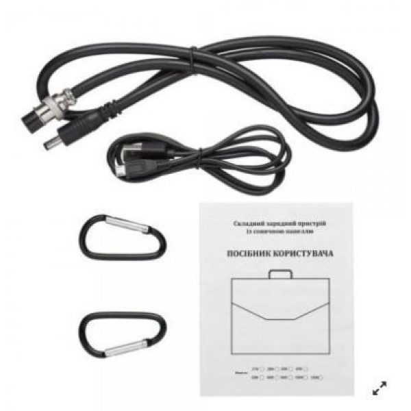 Сонячна батарея портативна КВАНТ PSB-40W 2USB 5 вольт + DC 18 вольт