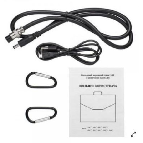 Солнечная батарея КВАНТ SB-40W 2USB 5 вольт + DC 18 вольт