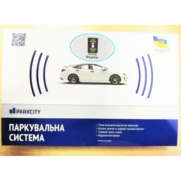 Парктроник ParkCity Kharkiv 6128C/8M черный
