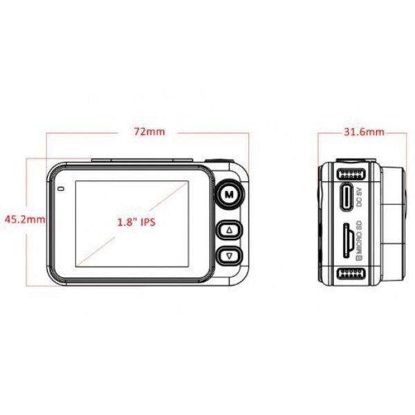 Відеореєстратор Aspiring Expert 9 Speedcam, WI-FI, GPS, 2K, 2 cameras