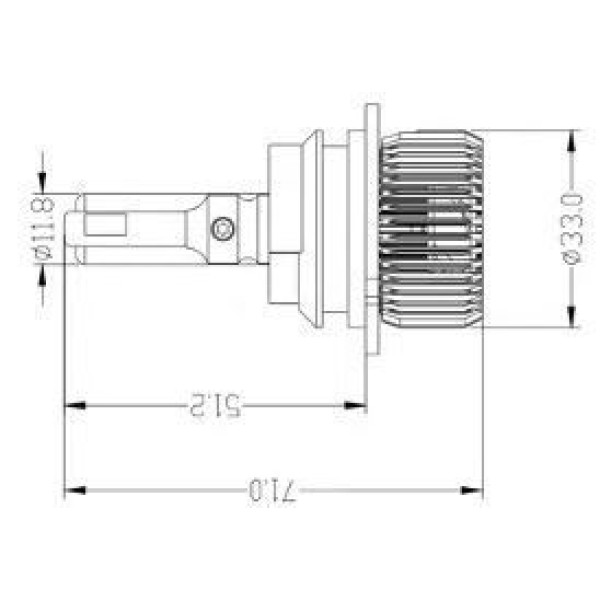 Светодиодные лампы Prime-X R Pro 9007 (5000K) (2 шт)