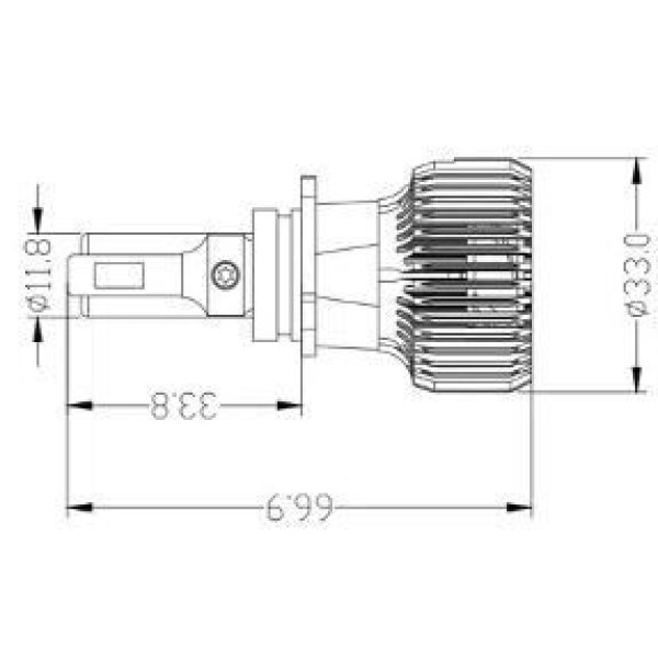 Світлодіодні лампи Prime-X R Pro P13 (5000K) (2 шт)