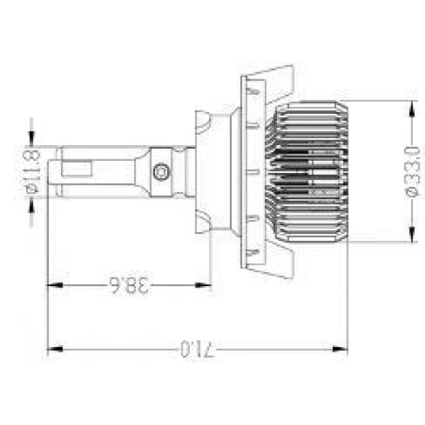 Светодиодные лампы Prime-X R Pro Н13 (5000K) (2 шт)