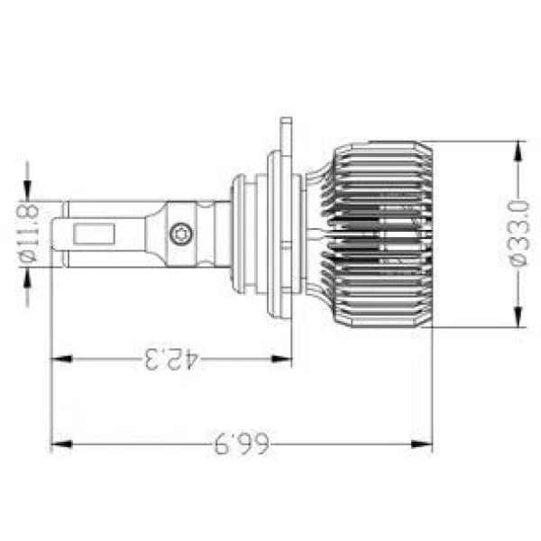 Светодиодные лампы Prime-X R Pro 9012(HIR2) (5000K) (2 шт)