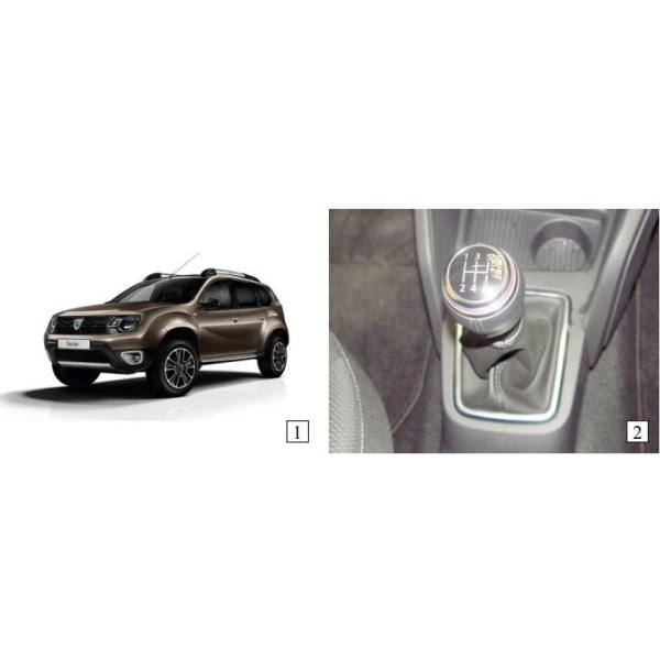 Замок КПП BEAR LOCK мех. GEAR-actual G2 2076L RENAULT Duster M 3KEY 2018+, 5st