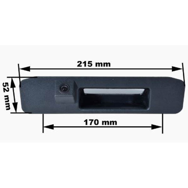 Камера заднего вида в ручку багажника Prime-X TR-13W Mercedes 1080P AHD/CVBS