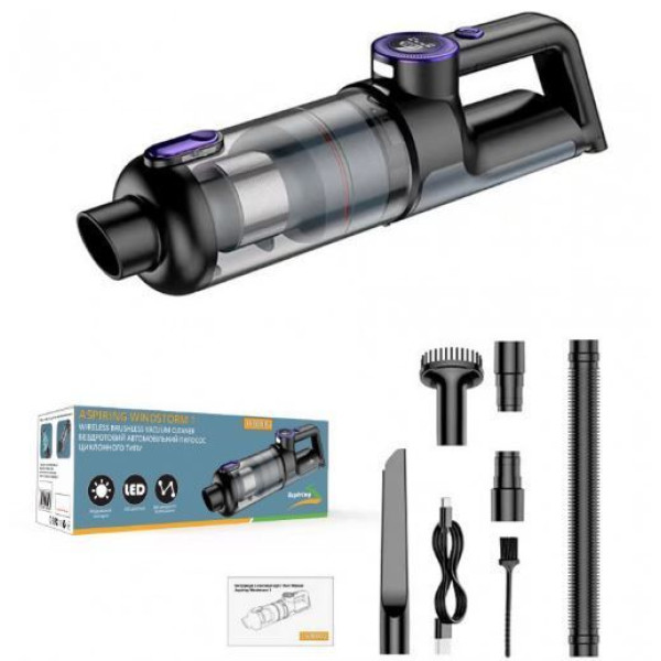 Автомобильный пылесос Aspiring Windstorm 1, Brushless, 15000 kPa Wireless