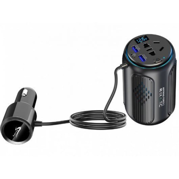Автомобільний інвертор Aspiring Force 1 150W, PD20W
