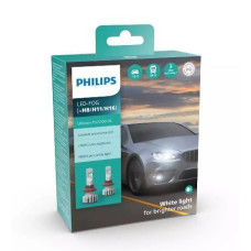 Світлодіодні лампи PHILIPS H8/H11/H16 11366U51X2 LED Ultinon Pro5100 +160% 12/24V в ПТФ (2 шт)